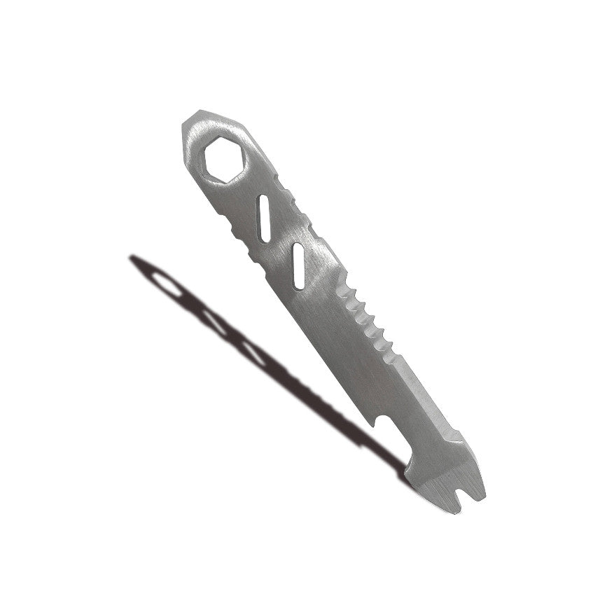 Mini Stainless Steel Multi-Function EDC Crowbar with Bottle Opener & Wrench