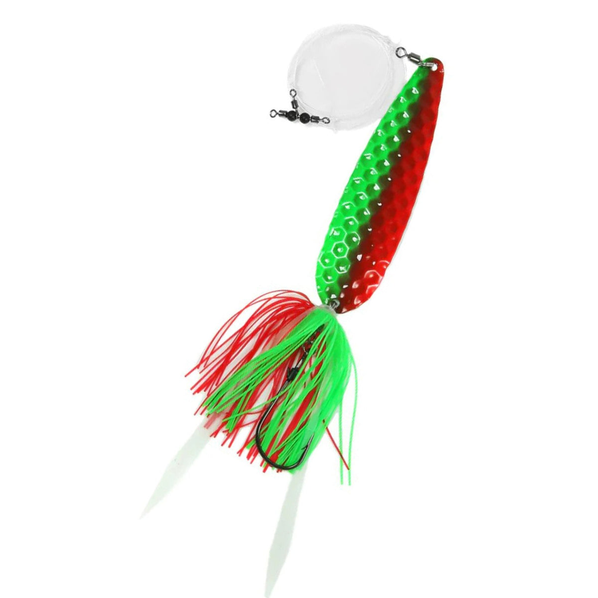 Fishing Fluke Spoon Rigs 4.5 Inch Bottom Drifting Tackle