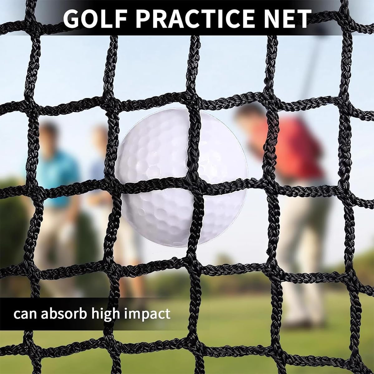Golf Practice Net for Indoor Outdoor Sports Training - Durable Nylon Mesh