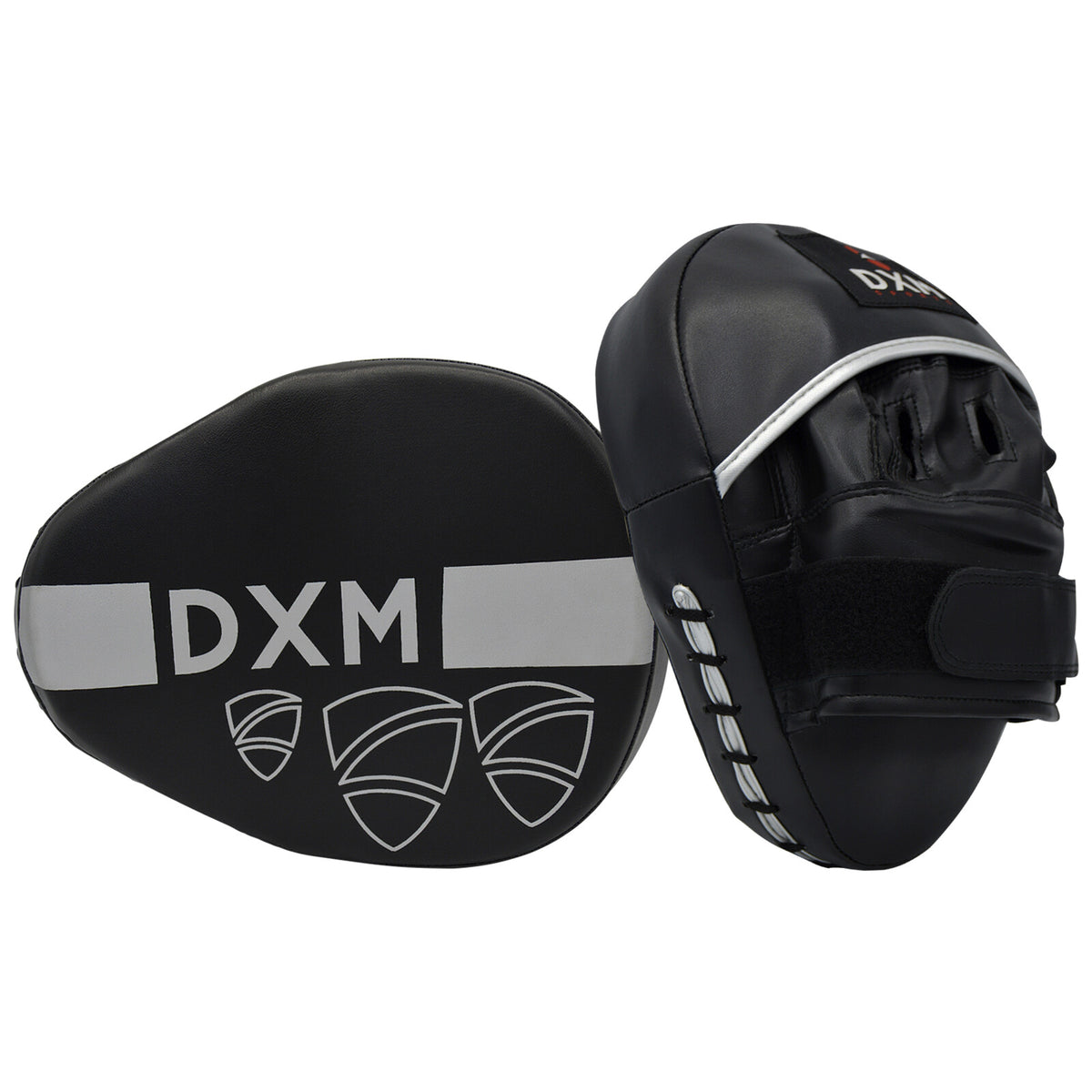 Boxing & MMA Punch Mitts Focus Pads Sparring Kick Target Black Silver