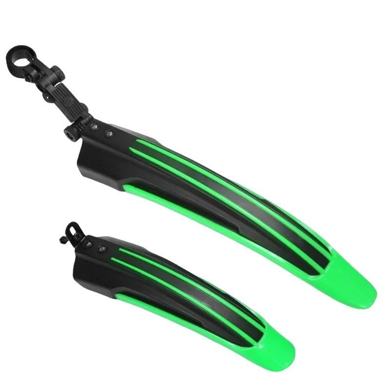 2-Piece Bicycle Mudguard Set for Mountain and Road Bikes - Rear & Front Fender