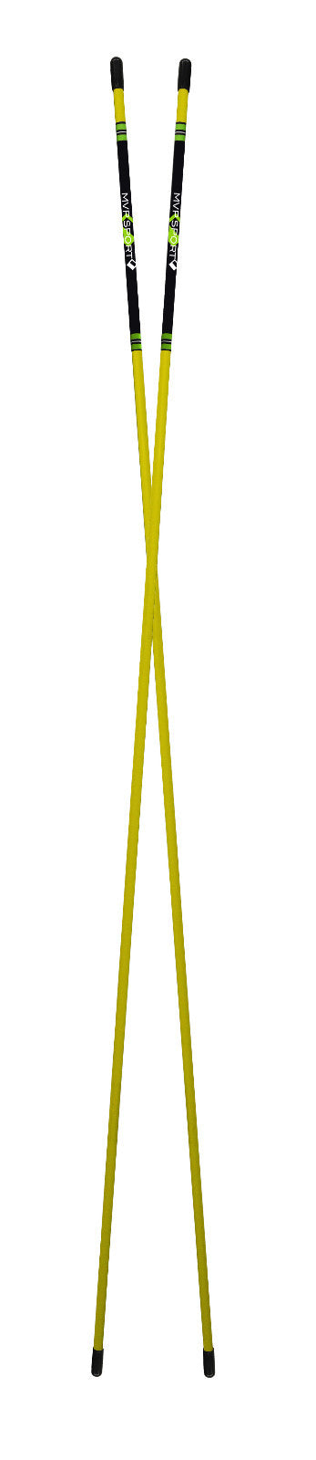 Golf Alignment Rods 2 Pack - Portable Training Aid for Swing Practice