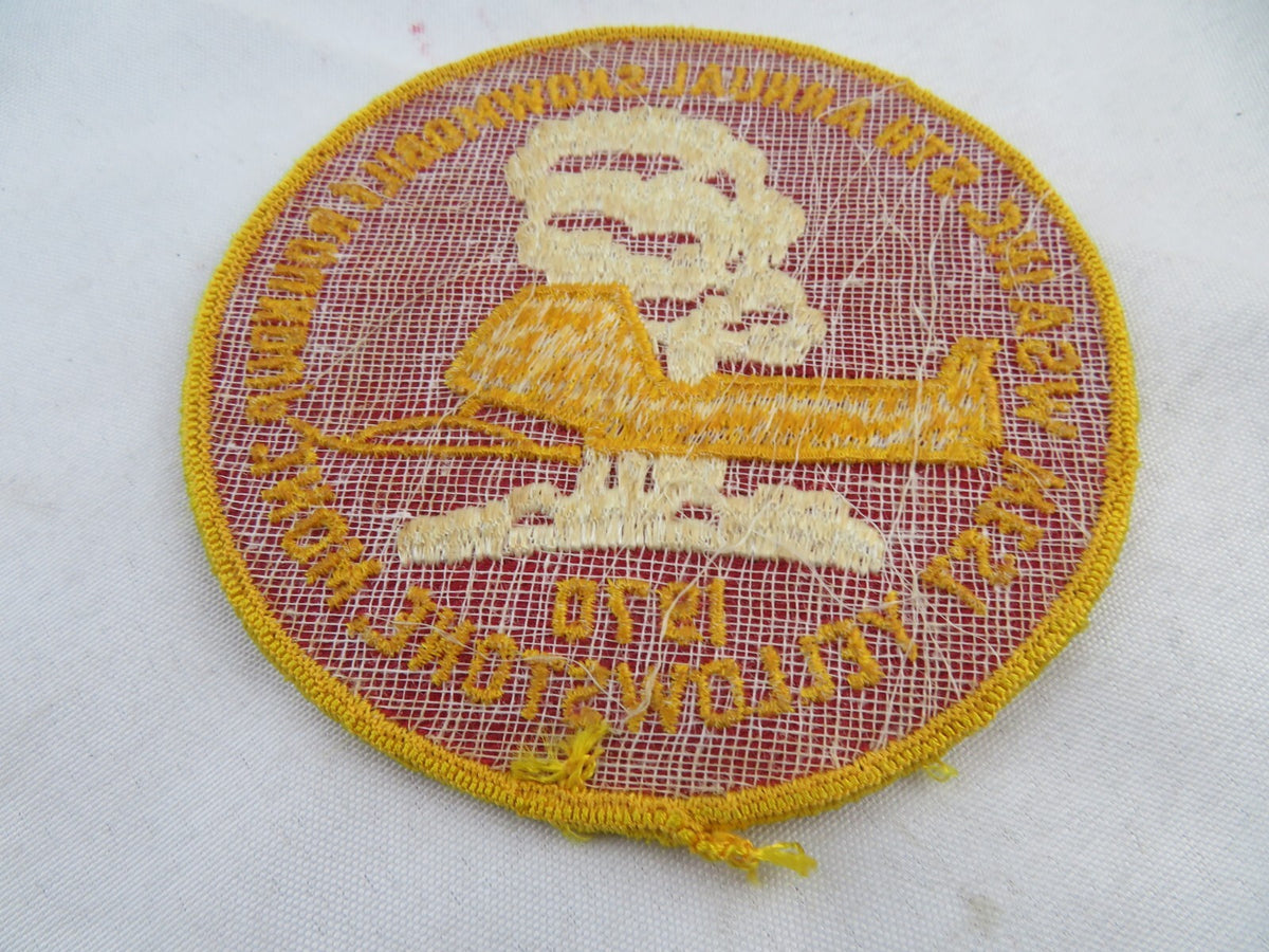 West Yellowstone Snowmobile Roundup Embroidered Patch 4 Inches