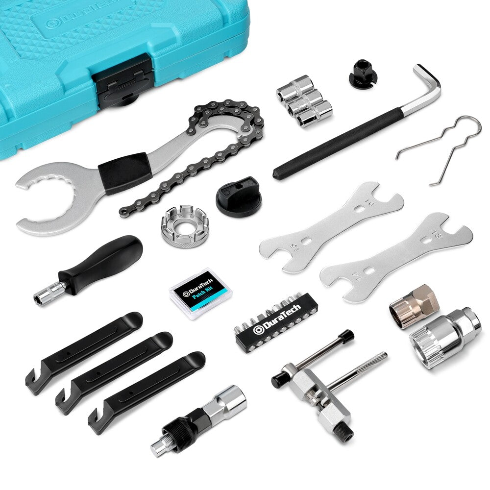 Bike Tool Kit with Storage Box - 31 Pieces Bicycle Repair Tools Set