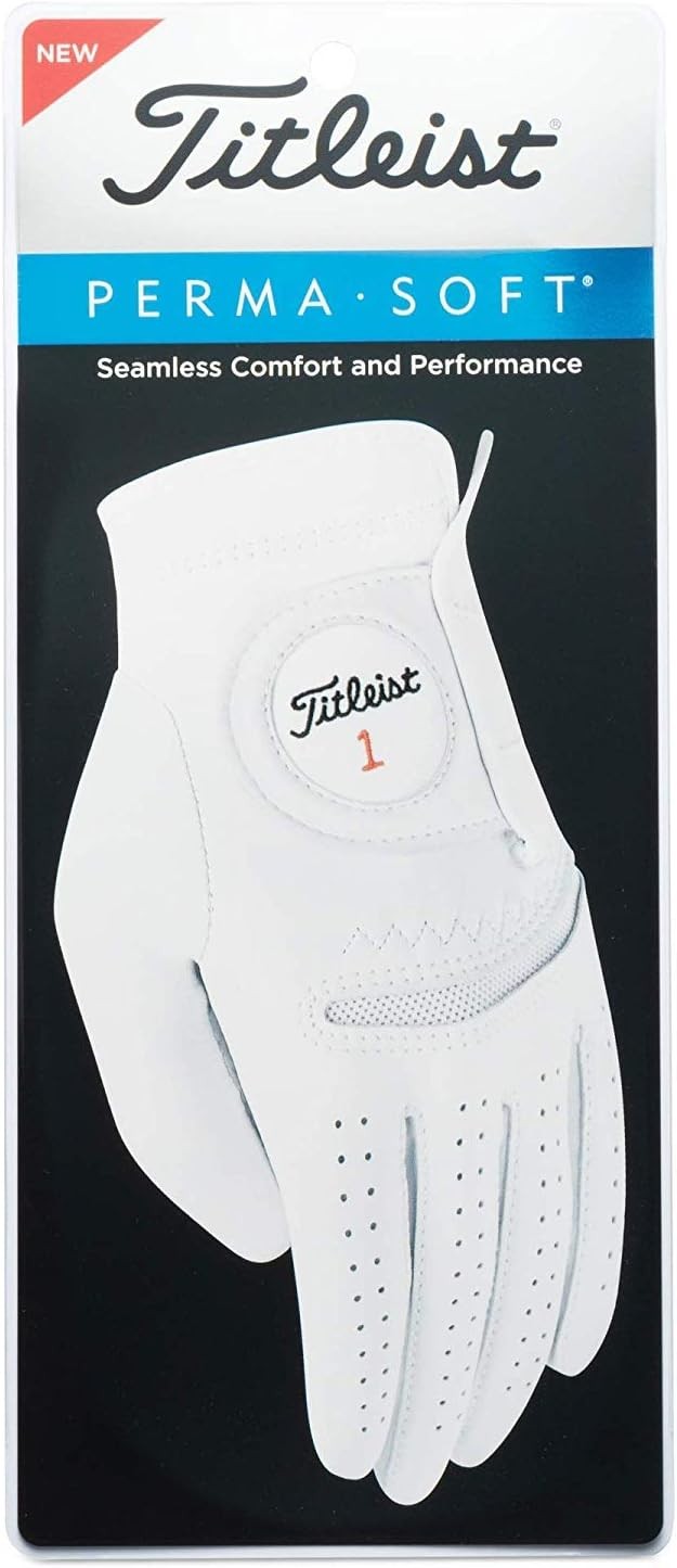 Women's Left-Hand Golf Glove - PermaSoft Leather, Durable Fit