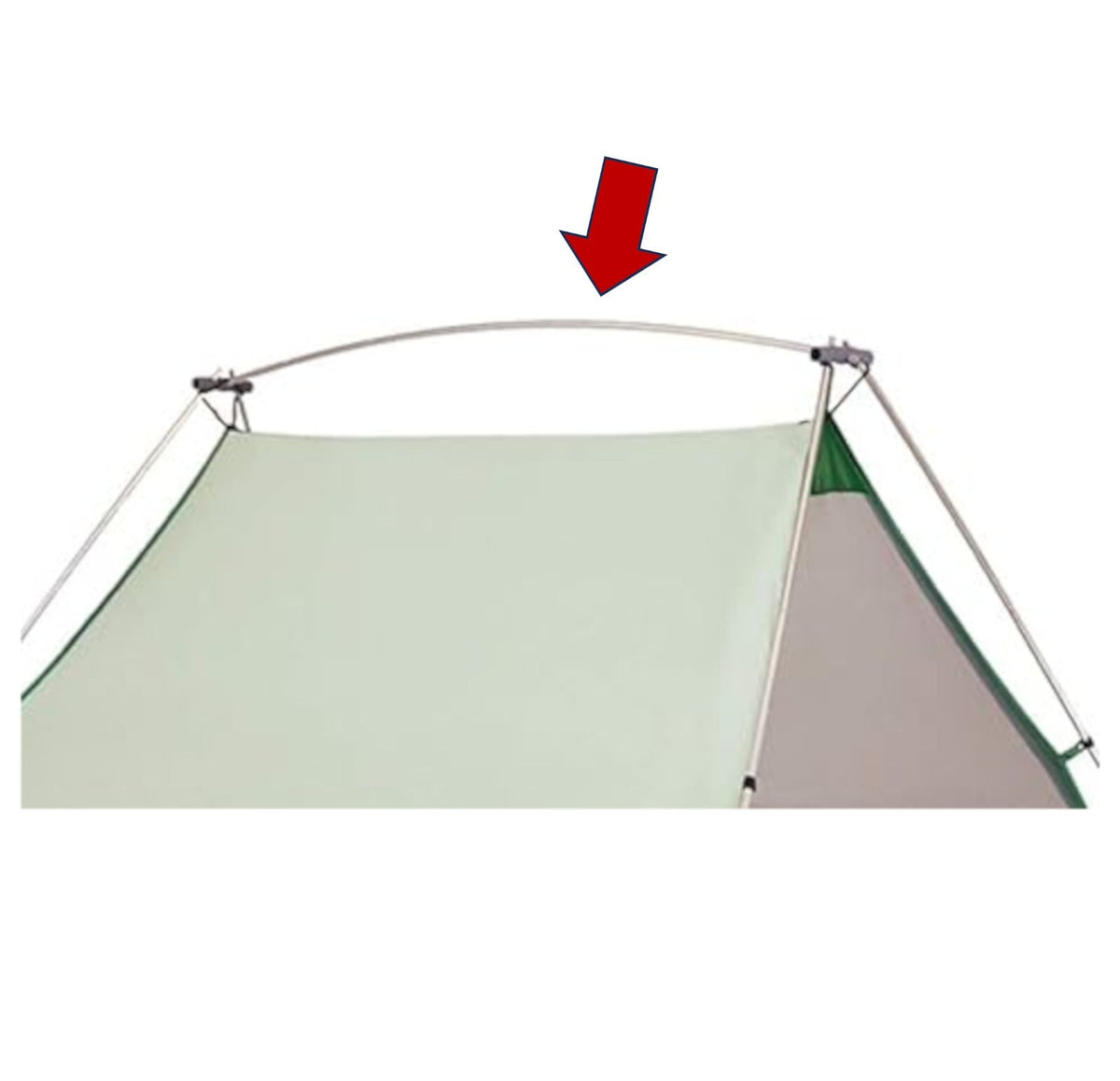 Tent Pole Replacement for Eureka Timberline 2/4 Center Spanner Ridge Aluminum Tent Pole