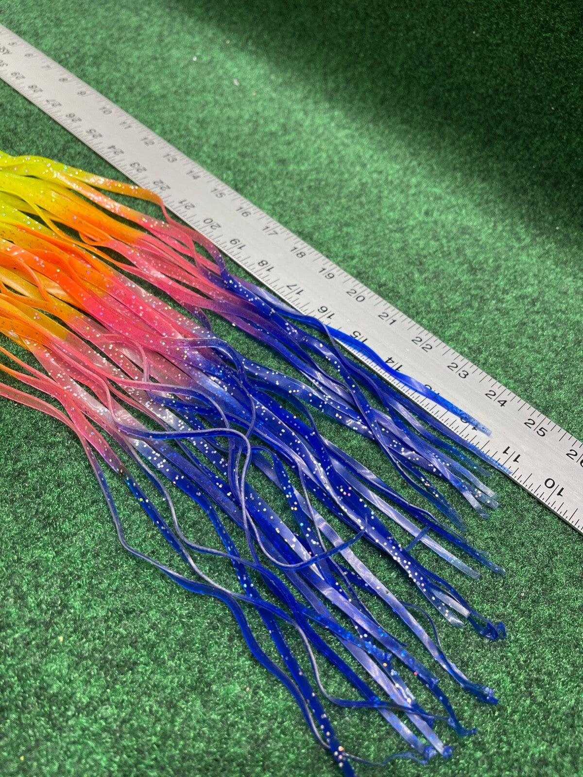 Saltwater Fishing Lure Skirt 19-Inch Replacement Bait