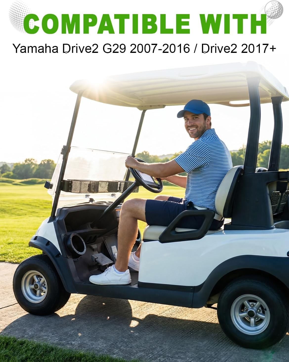 Golf Cart Front Inner Storage Basket for EZGO Yamaha Compatible