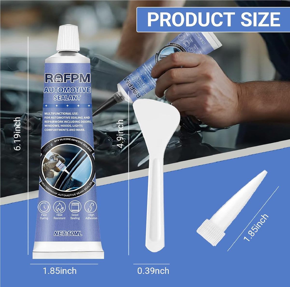 Automotive Sealant for Car Body Repair Waterproof Bonding 100ml Kit