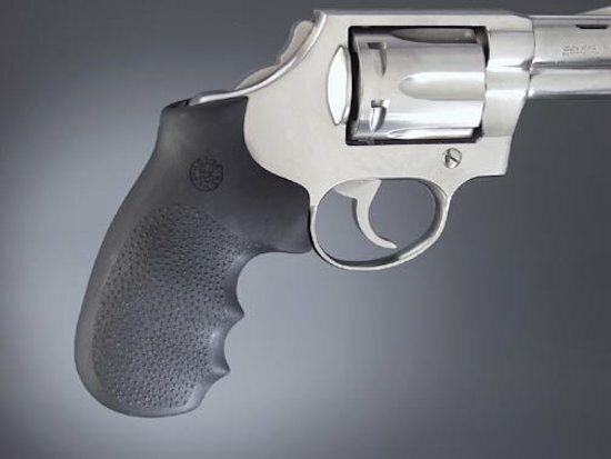 Handgun Grip for Colt Detective & Diamondback - Rubber MonoGrip, Black