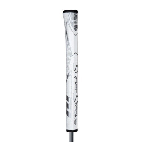 SuperStroke Zenergy Pistol Tour Golf Putter Grip White Silver