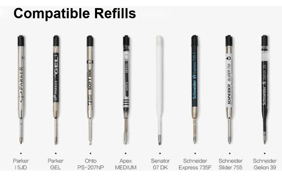 Tactical Pen with Tungsten Tip & Emergency Window Breaker - EDC Self Defense Tool