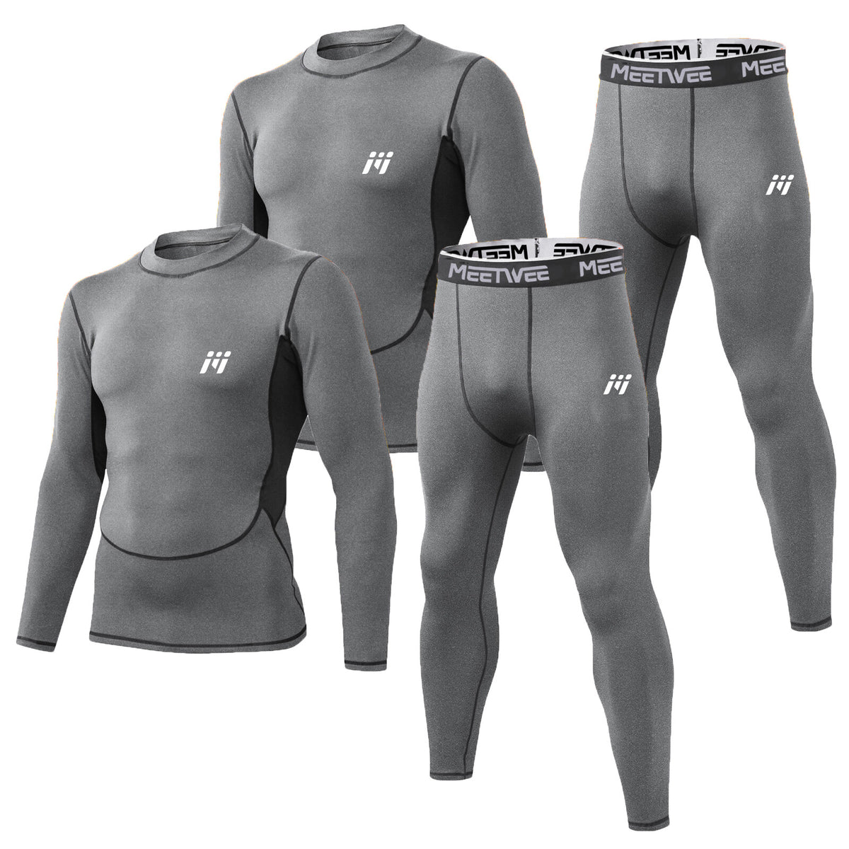 Men's Thermal Long Johns Base Layer Sets for Winter Ski & Cold Weather
