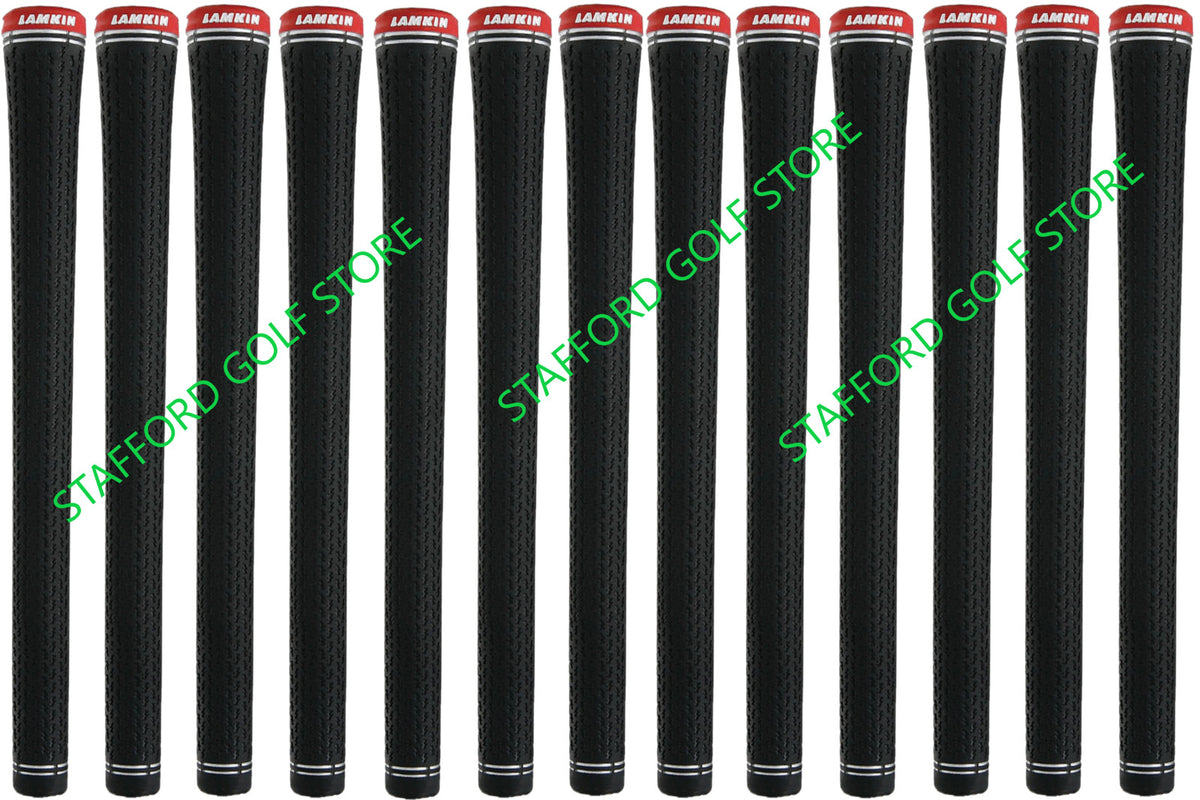Golf Club Grips Set of 3-6+ Universal Crossline 360 Rubber Replacement