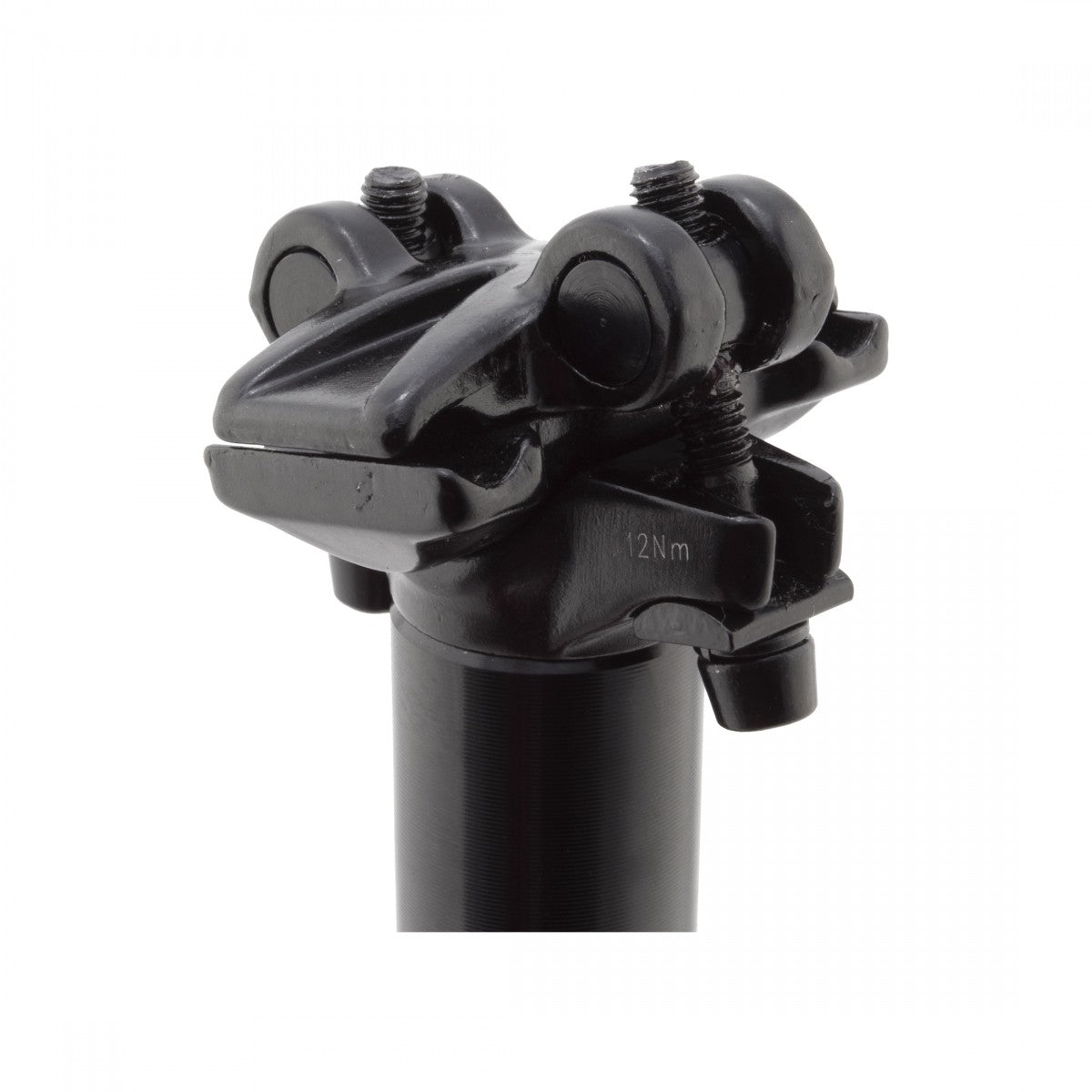 Bike Seatpost 27.2mm x 400mm Aluminum with 0mm Offset - Black