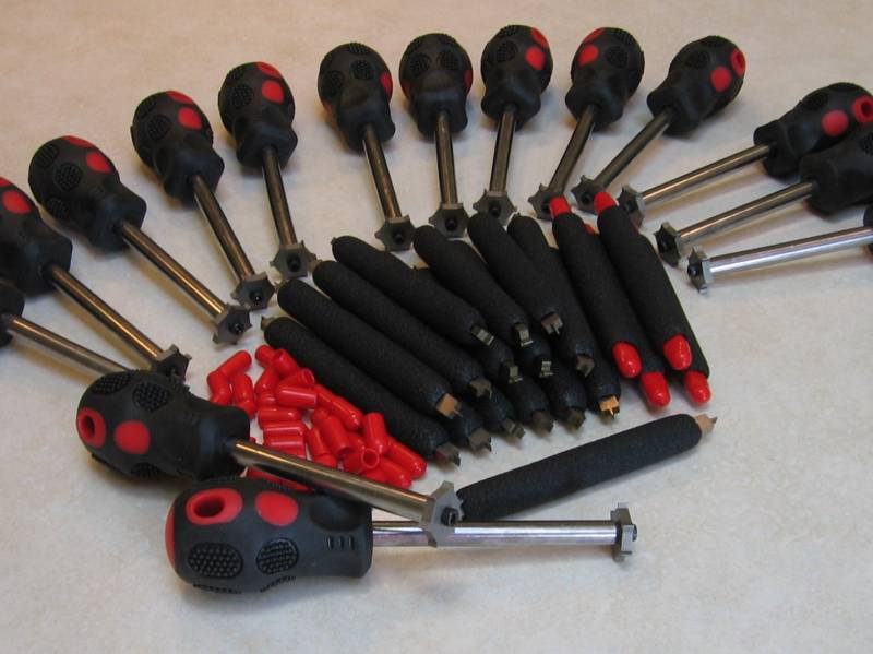 Golf Club Groove Sharpeners Set - X6 & X2 Repair Tools by PAR 70