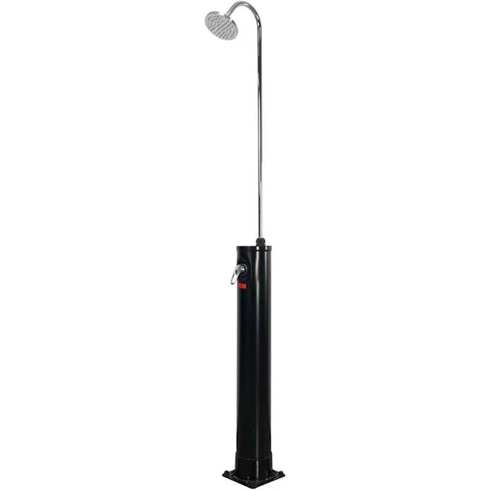 7FT Solar-Powered Outdoor Shower with Adjustable Head and Foot Tap