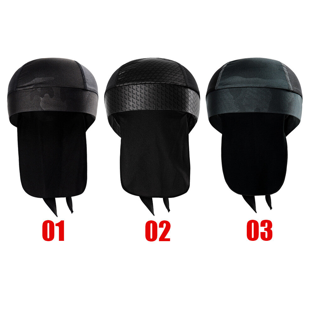 Breathable Skull Cap Do Rags for Men 3-Pack - Moisture-Wicking Headwear