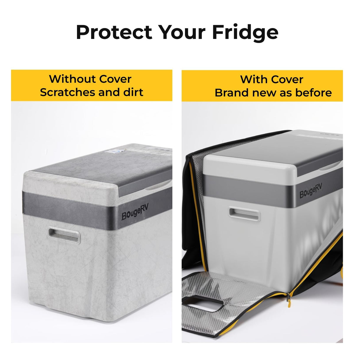 BougeRV 30 Qt Portable Car Refrigerator Cover for CR28 Fridge