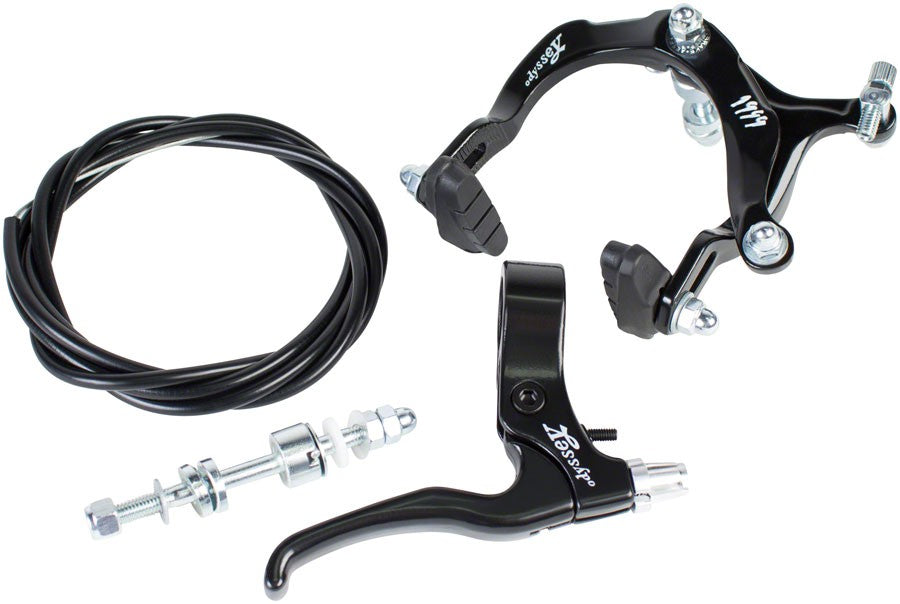 Bike Caliper Brake and Lever Set - Black BMX Cycling Parts