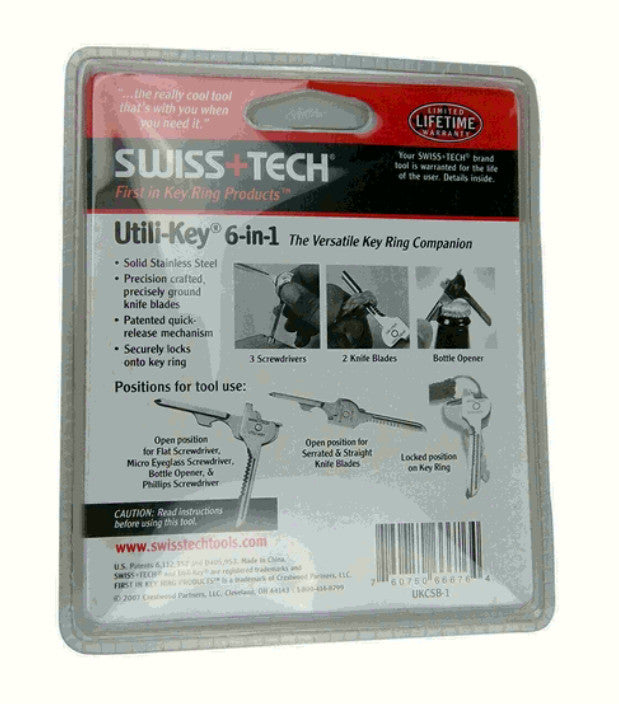 Multifunctional Stainless Steel Key Tool with Screwdriver & Bottle Opener