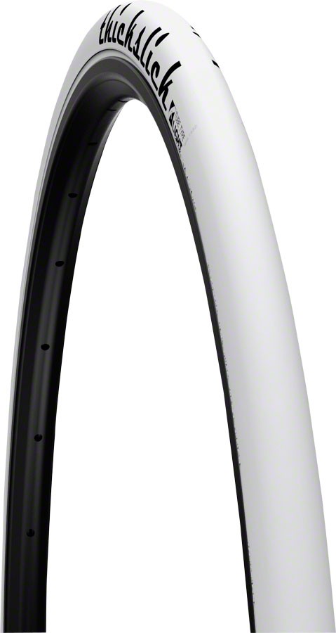 2 Pack Road Bike Tires 700x25 White Clincher Wire Bead Cycling Tires