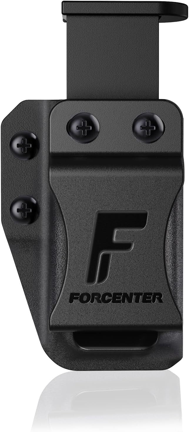 Kydex Magazine Holster for 9mm/.40/.45ACP - Ambidextrous IWB/OWB Double & Single Stack