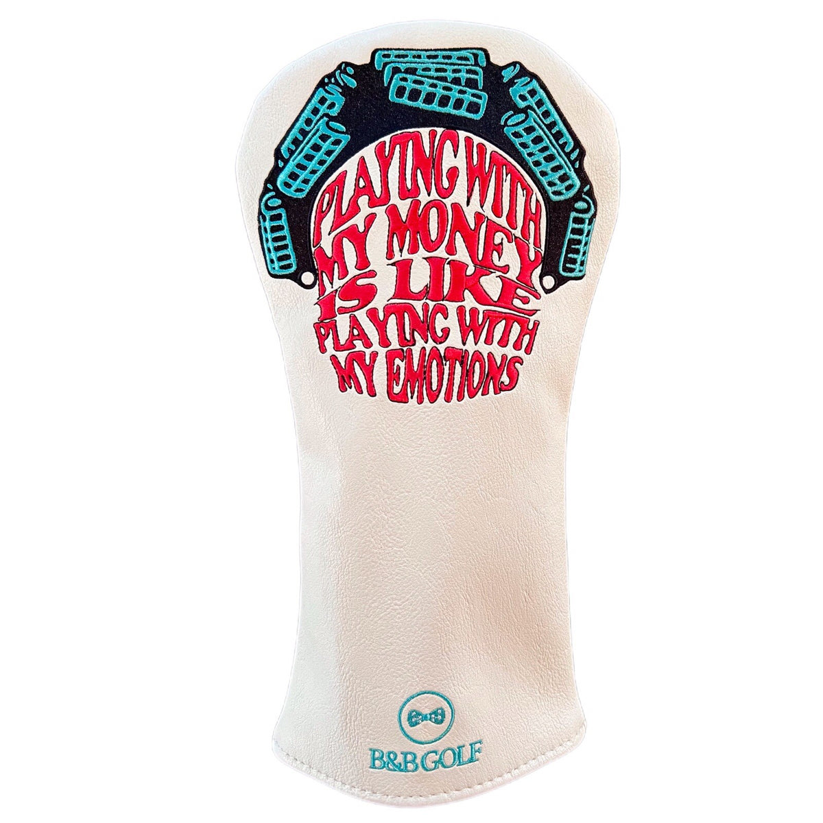 Golf Driver Headcover Money & Emotions - Stylish Golf Accessory
