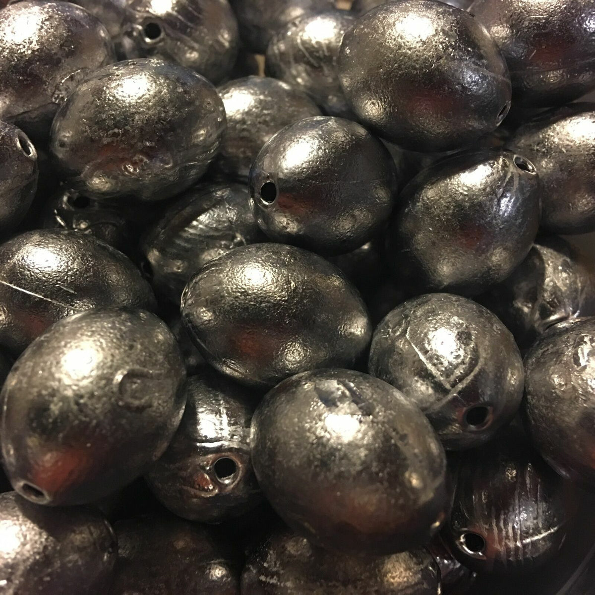5 lb. Fishing Egg Sinkers for Smooth Bait Presentation - 2 oz. Each