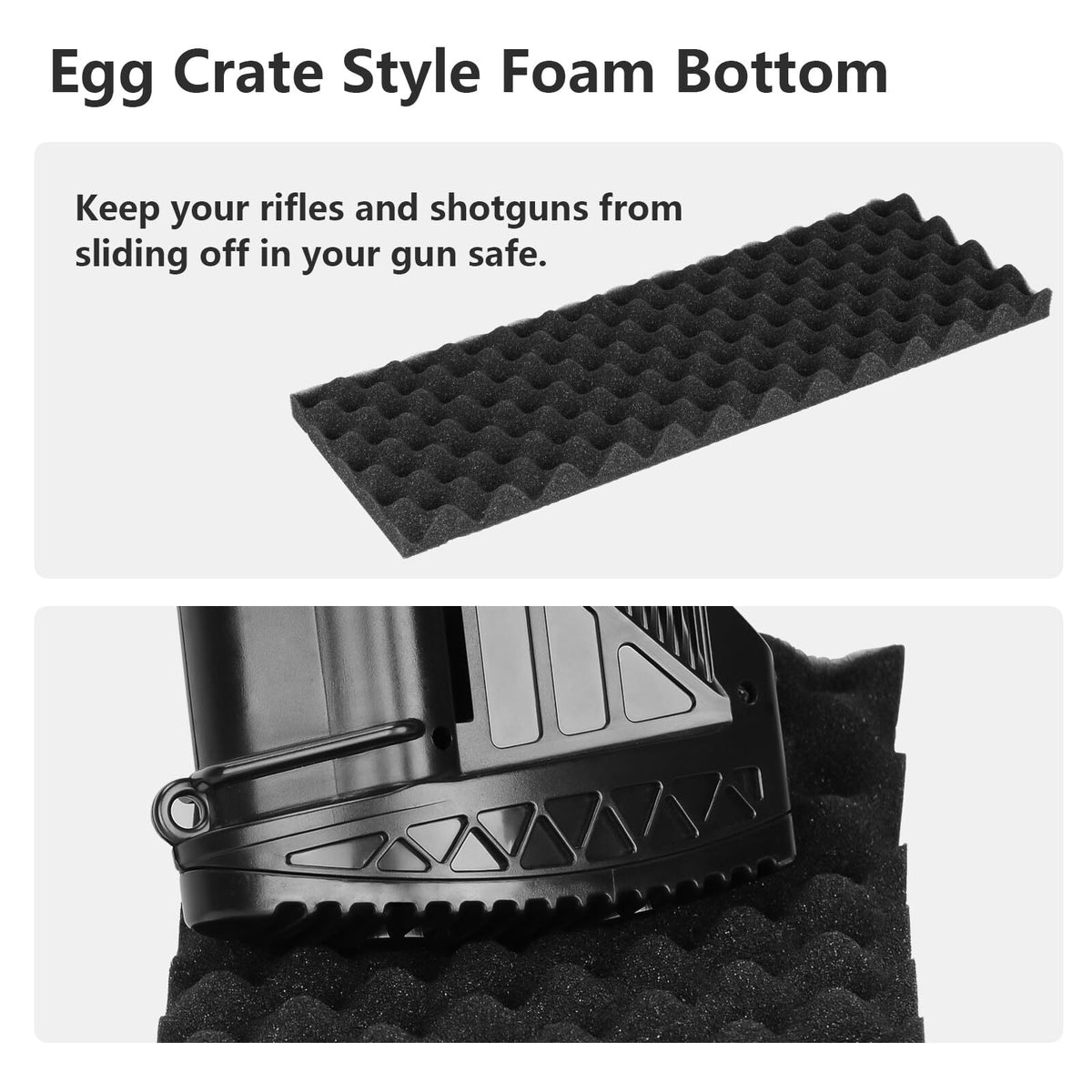 Magnetic Foam Gun Rack for Shotgun and Rifle Storage — 2/3+2/5+4 Pack