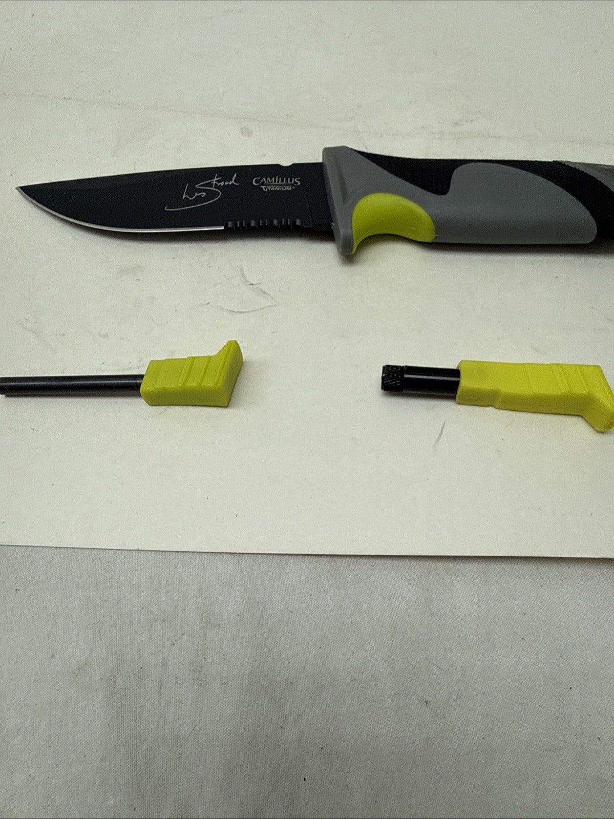 Ultimate Titanium Survival Fixed Blade Knife for Camping & Outdoor