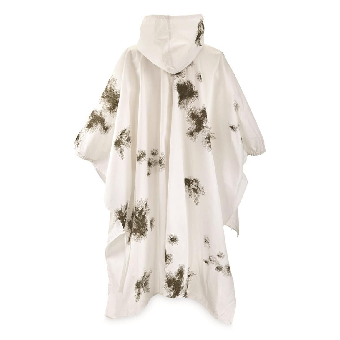 German Military Style Poncho Heavy Cotton Hooded Outdoor Coat