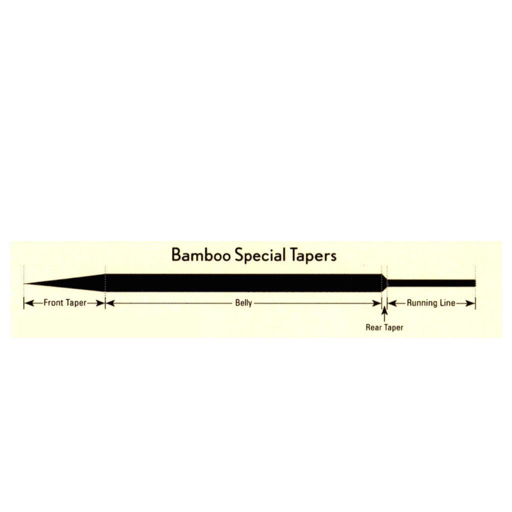 Wulff Bamboo Special Fly Line for Cane Rods - Triangle Taper, J3 Coating