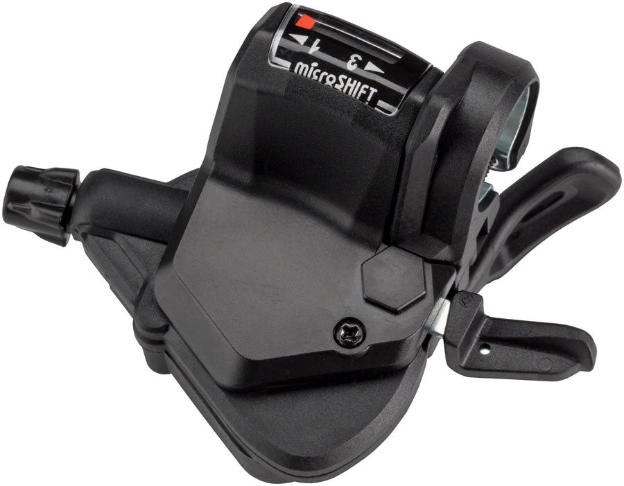 MicroSHIFT Mezzo Triple Left Thumb-Tap Bicycle Shifter with Optical Gear Indicator