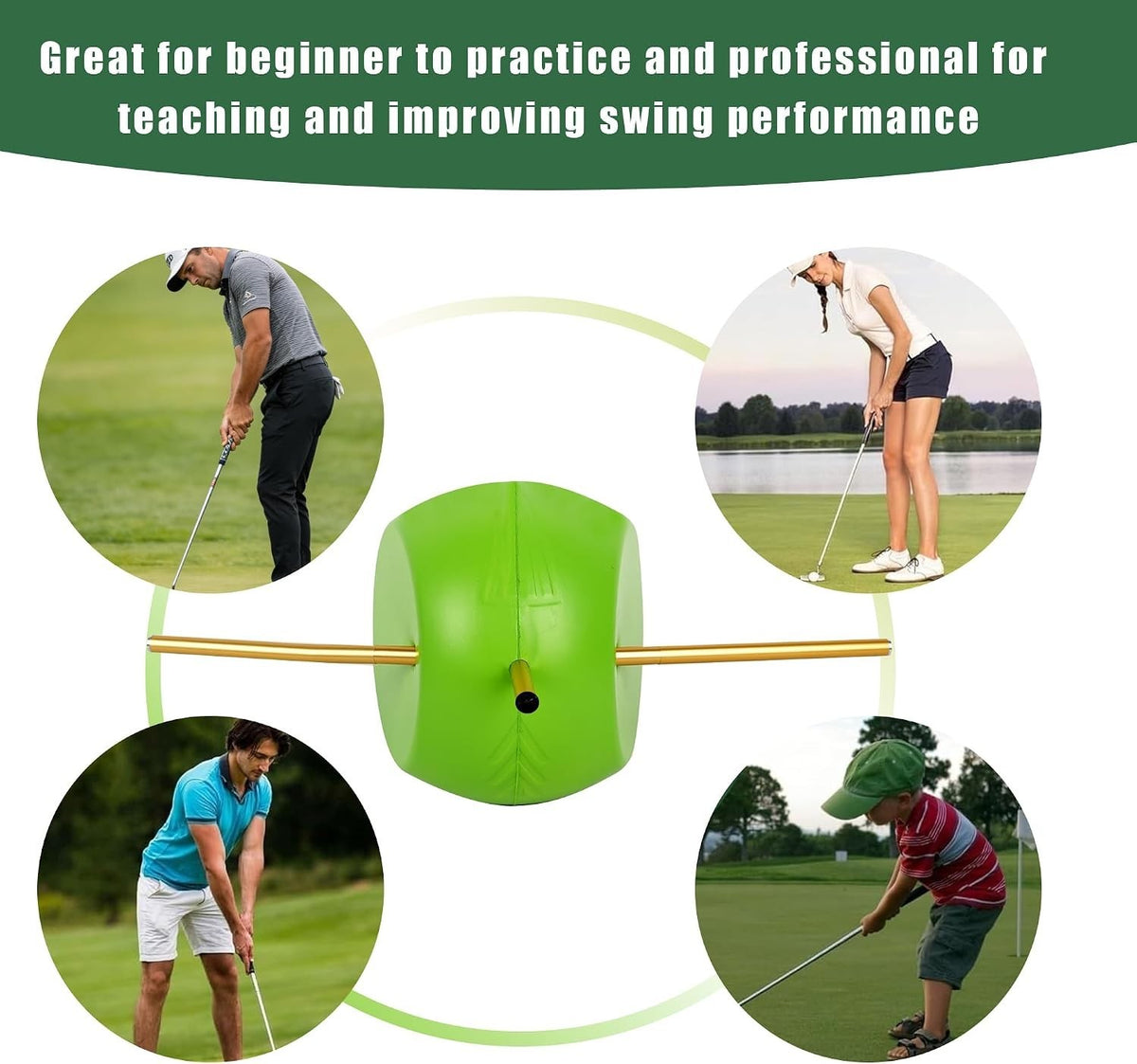 Golf Swing Trainer Ball for Arm Connection and Posture Correction