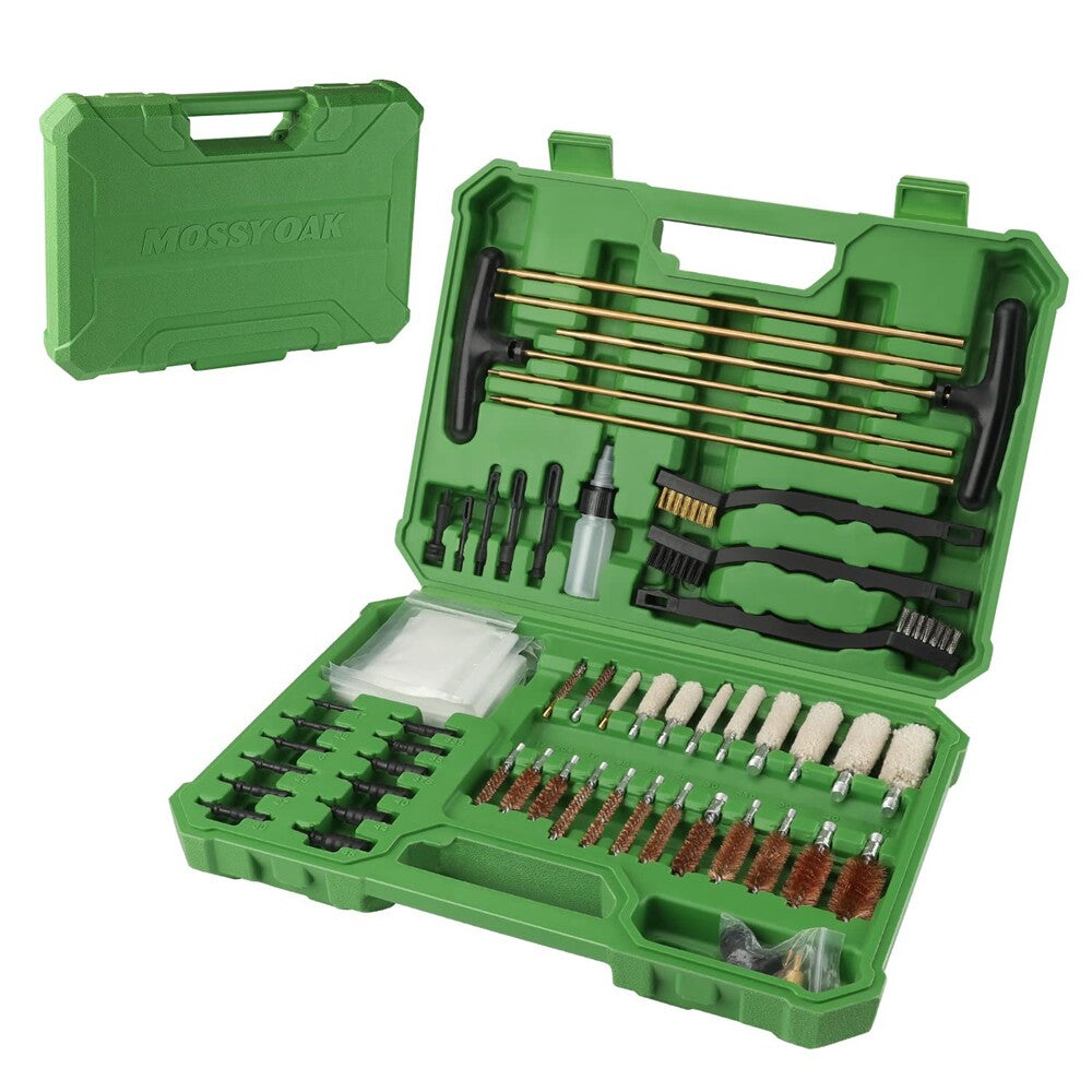 Universal Gun Cleaning Kit for Handgun Rifle Shotgun with Case