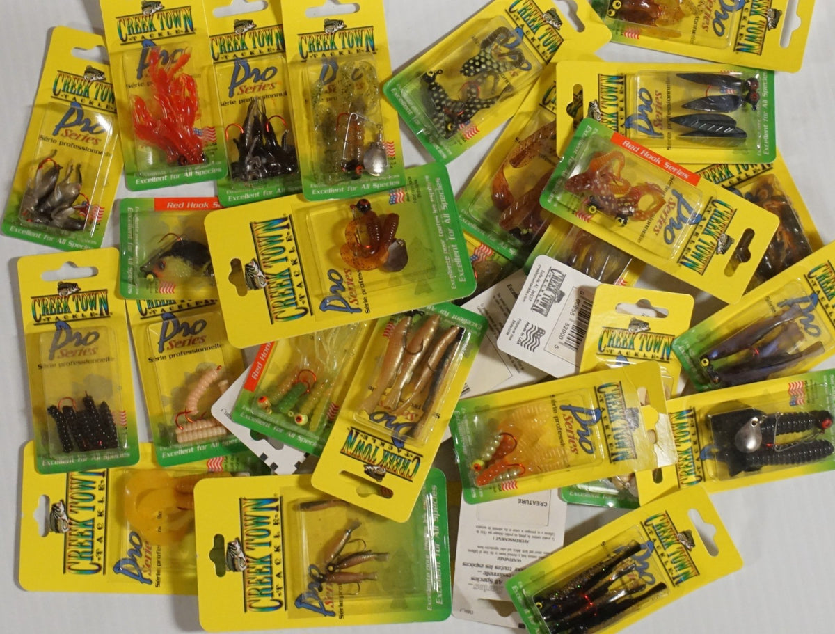 30 Pack Soft Plastic Fishing Lures Set for Bass, Bream, Crappie, Trout