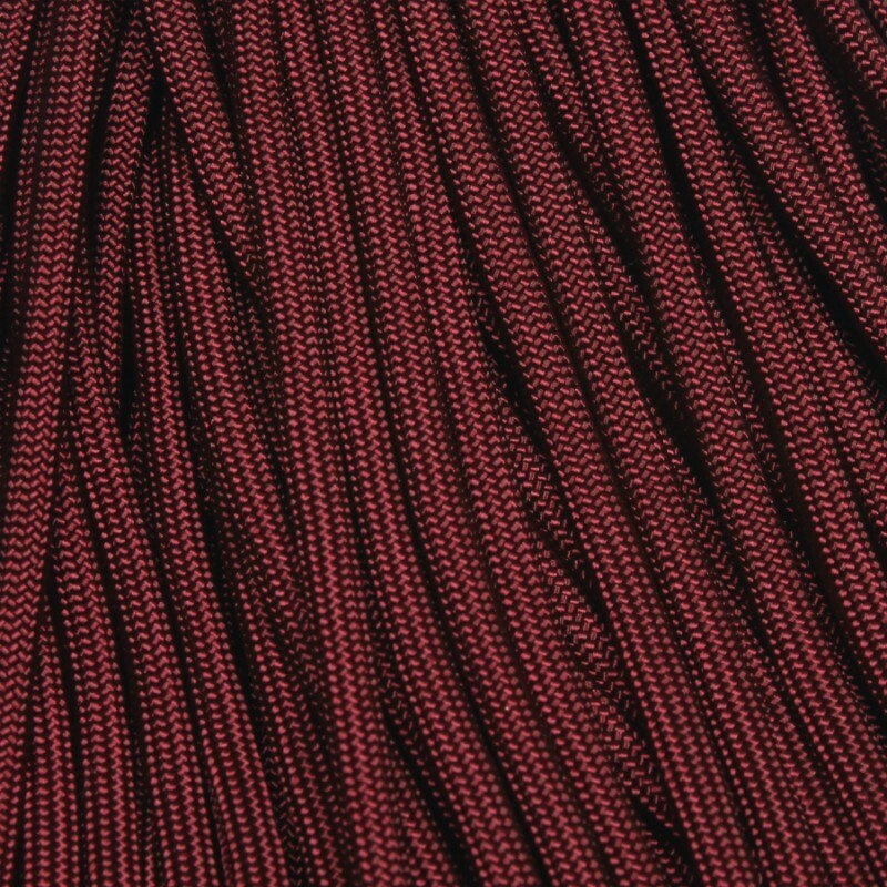 550 Paracord Burgundy 100 ft Nylon Utility Rope - US Made, Mil Spec