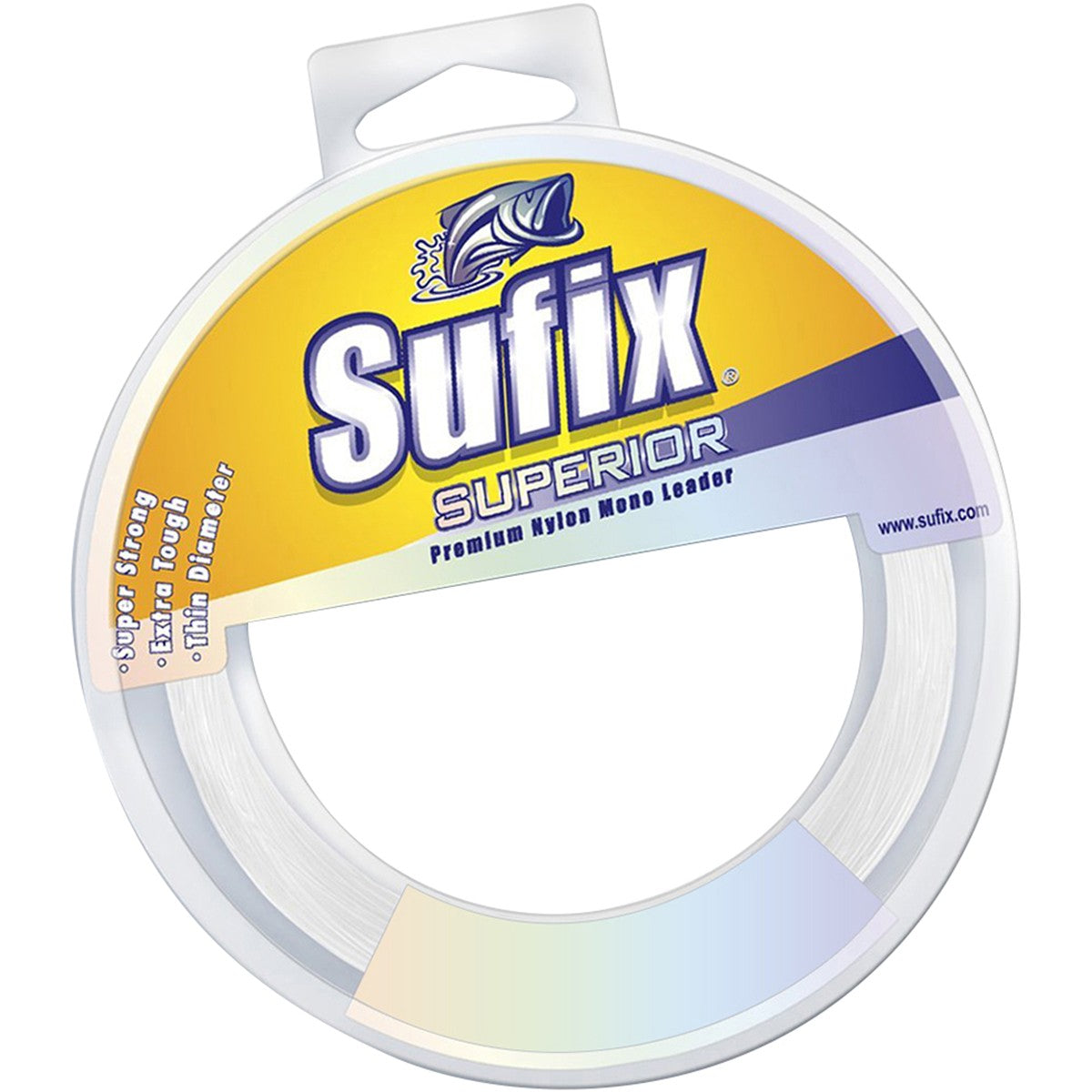 Monofilament Fishing Leader Line Clear 110 Yard Spool - Strong & Durable