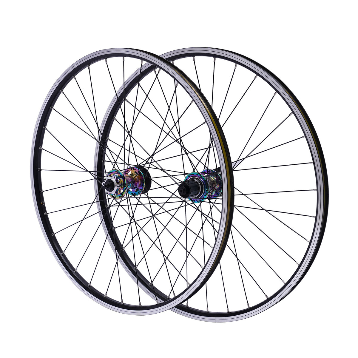 27.5 Inch Aluminum MTB Wheelset with Disc Brakes and 32 Spokes