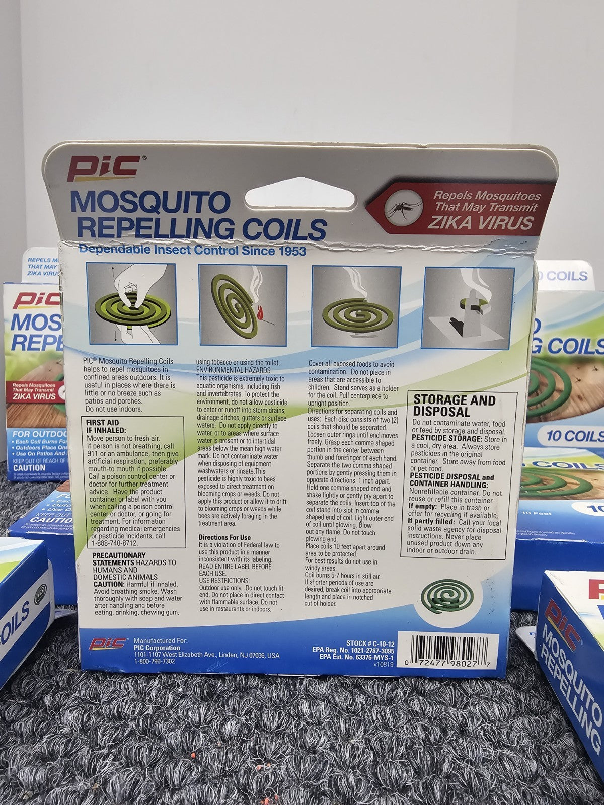 80 Coils Mosquito Repellent Set - Long-Lasting Insect Control