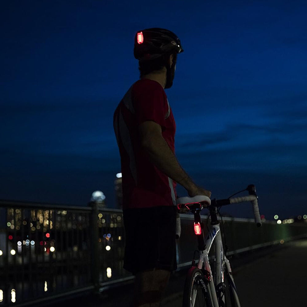 2 Pack LED Safety Clip-On Lights for Cycling, Running & Night Visibility