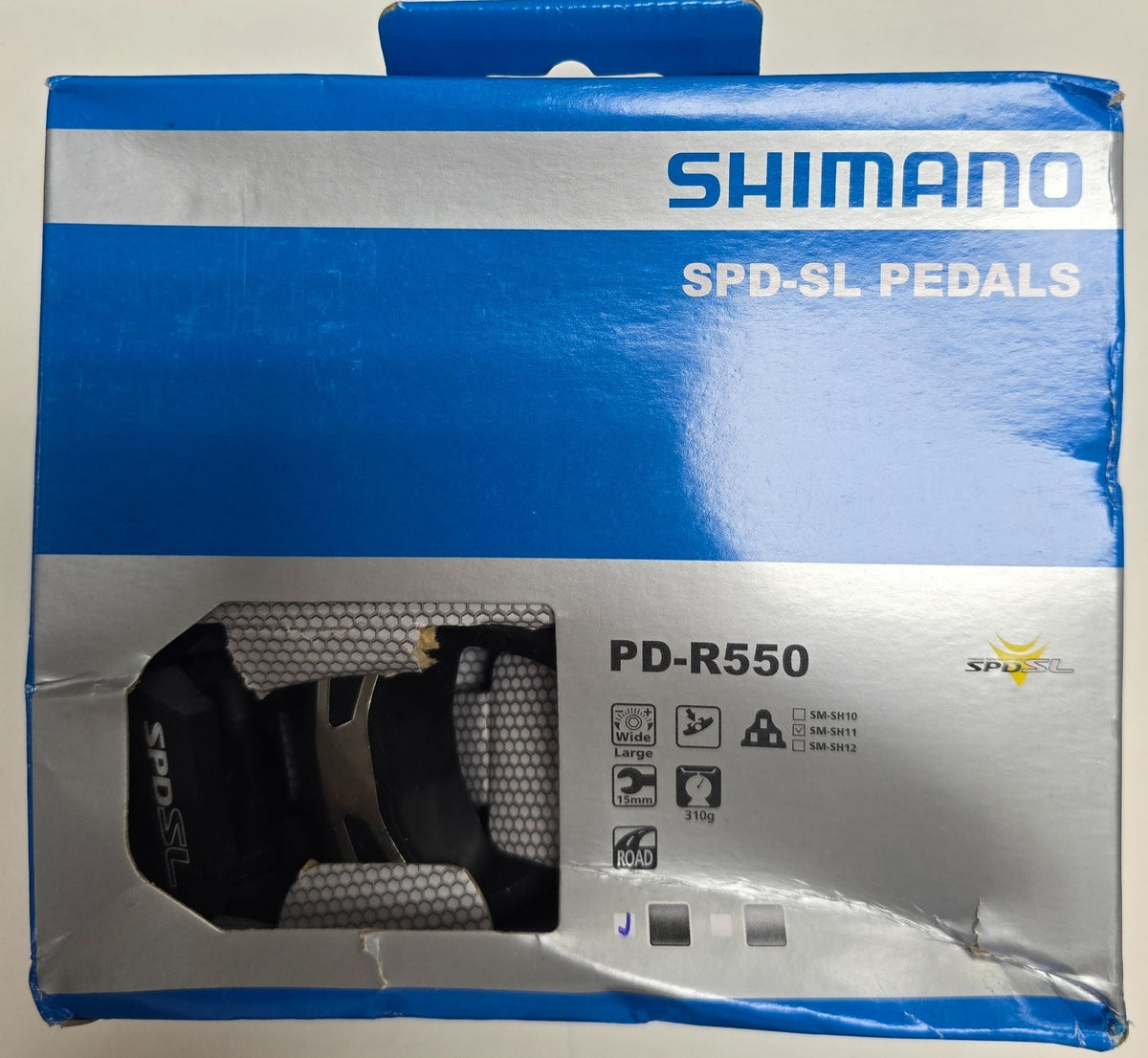 Shimano SPD-SL Road Bike Clipless Pedals with SM-SH11 Cleats