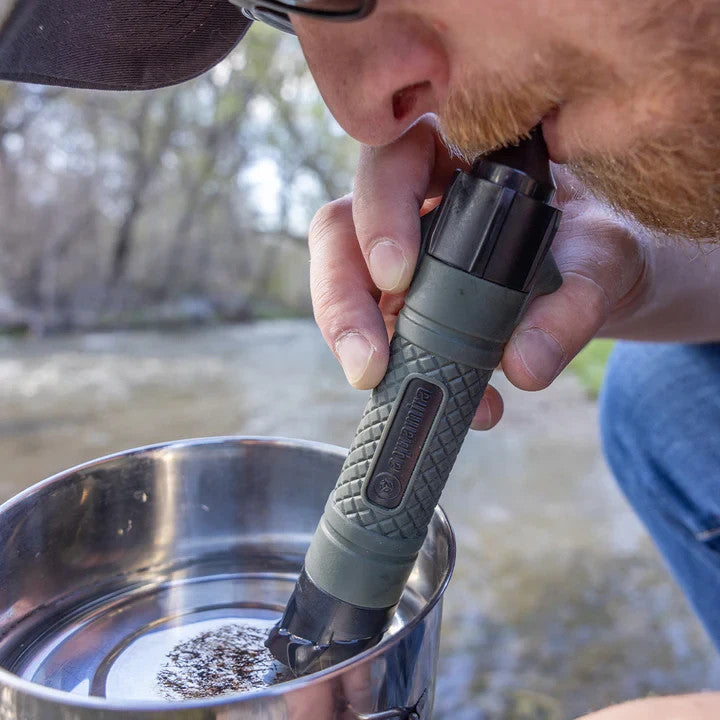 Emergency Water Filter Straw for Survival - Up to 300 Gallons, Portable & BPA-Free
