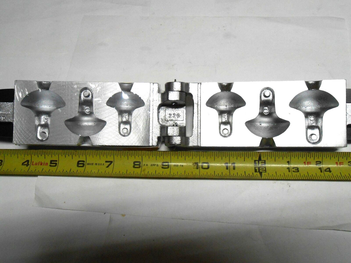 Decoy Anchor Mold 4, 5, 6 oz - Fish Decoy Casting Mold - Made in USA