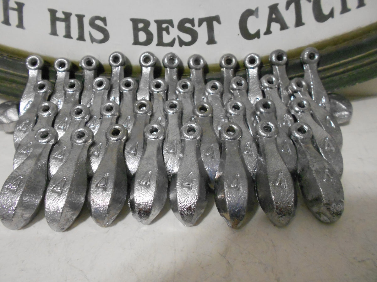 4 oz Handmade Bank Sinkers for Fishing Tackle - Do-It Mold