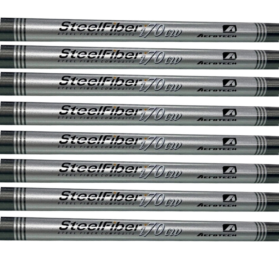 Golf Iron Shaft Set for SteelFiber i70CW Taper Tip - Multiple Flex & Variants