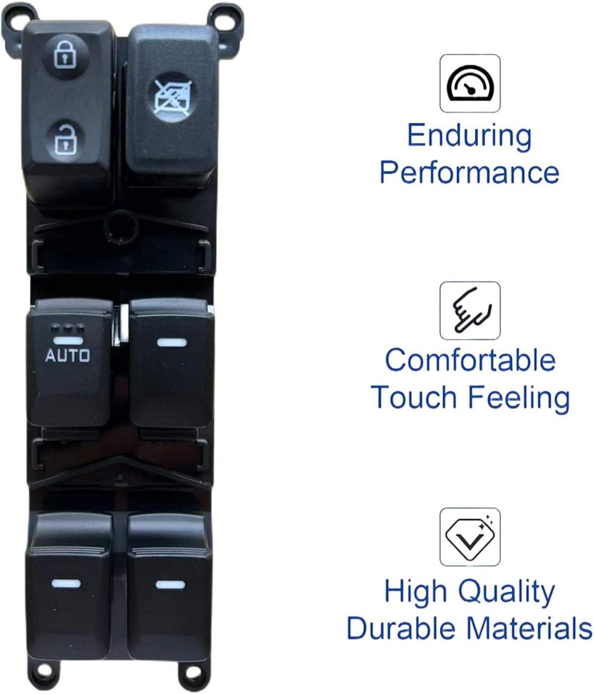 Power Window Master Switch Compatible with Kia Rio 2012-2015 Replacement