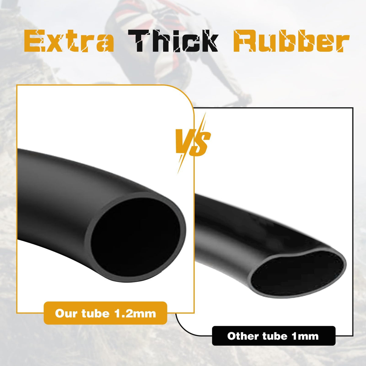 2 Pack 700x28C/32C Bike Inner Tubes with Schrader Valves for Road Bikes