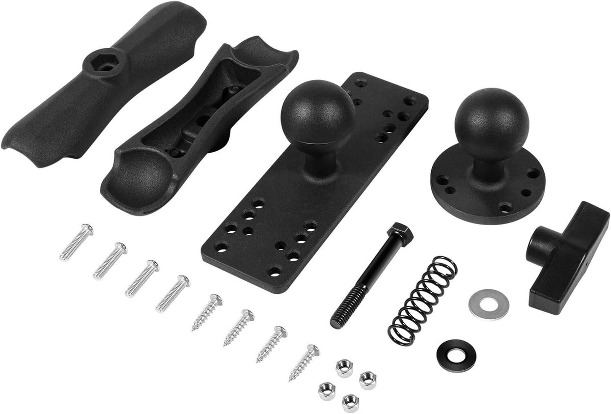 Marine Fish Finder Mount with 1.5 Inch C Size Ball Universal Fit for Garmin Lowrance Humminbird